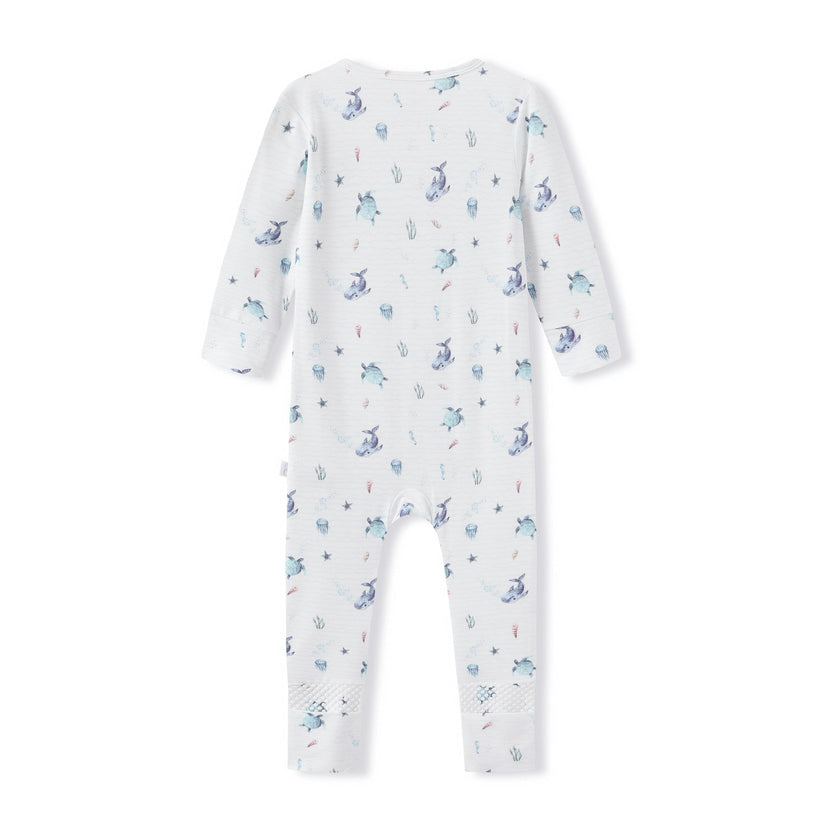 Bamboo Baby Pyjama Sleepsuit - Le Bleu
