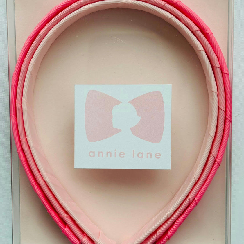 Set of three headbands - sorbet, pink, light pink