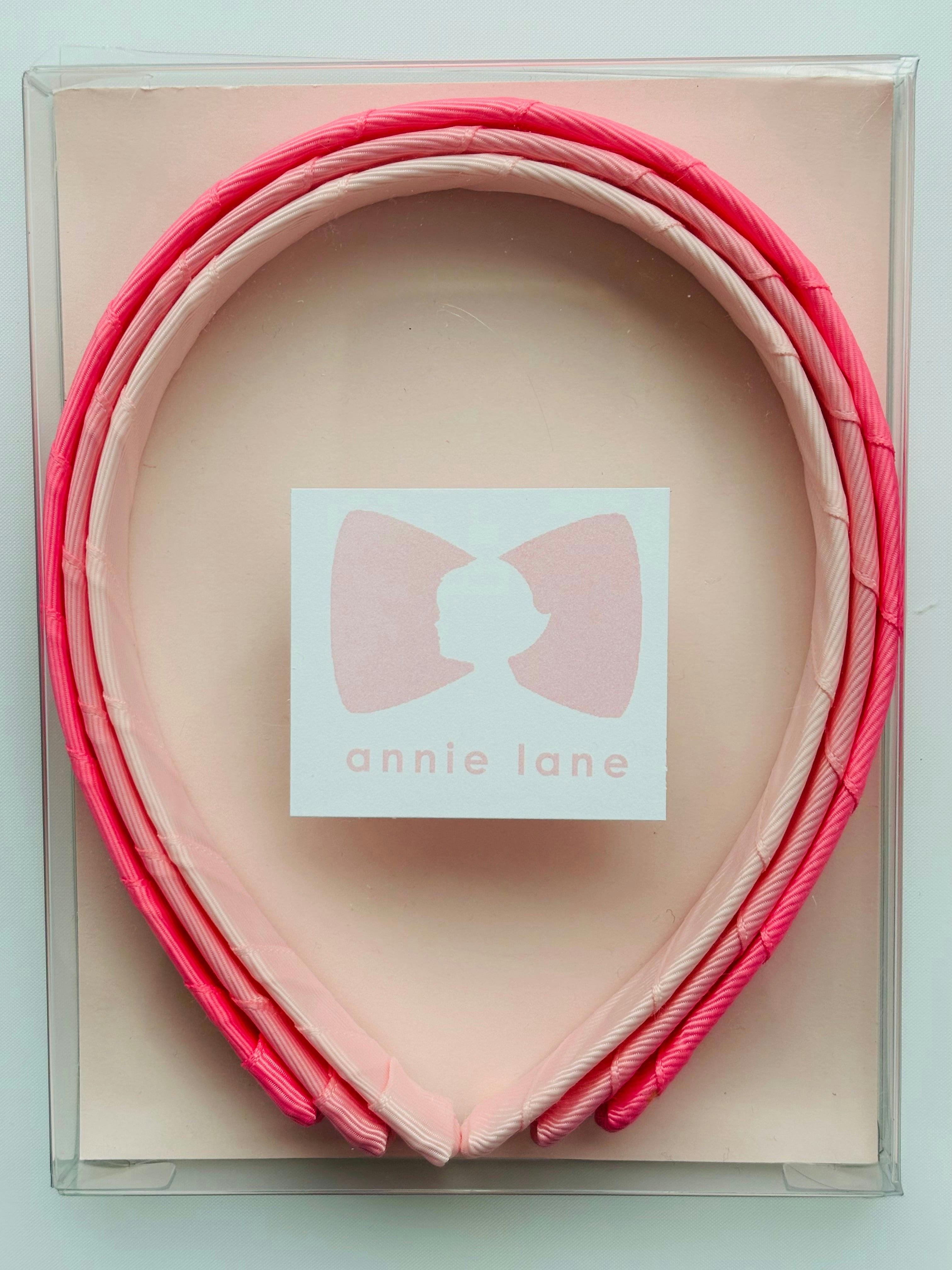 Set of three headbands - sorbet, pink, light pink