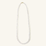 Faceted Rainbow Moonstone Necklace