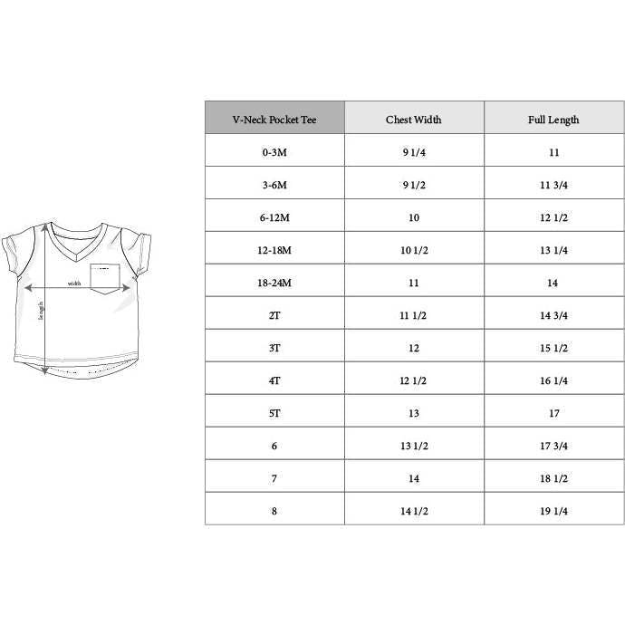 V-Neck Pocket Tee Toffee