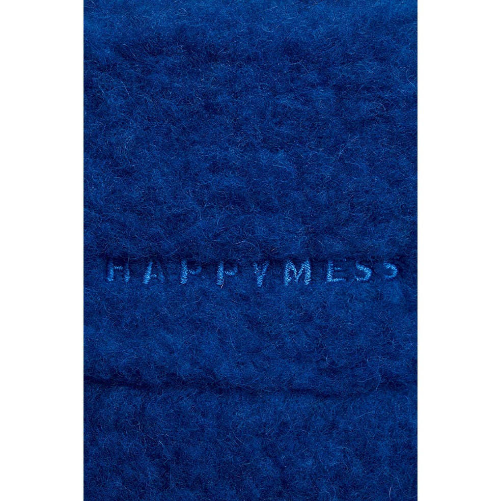 adult merino wool bucket hat - cobalt