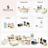 Complete Dolls House Furniture Set