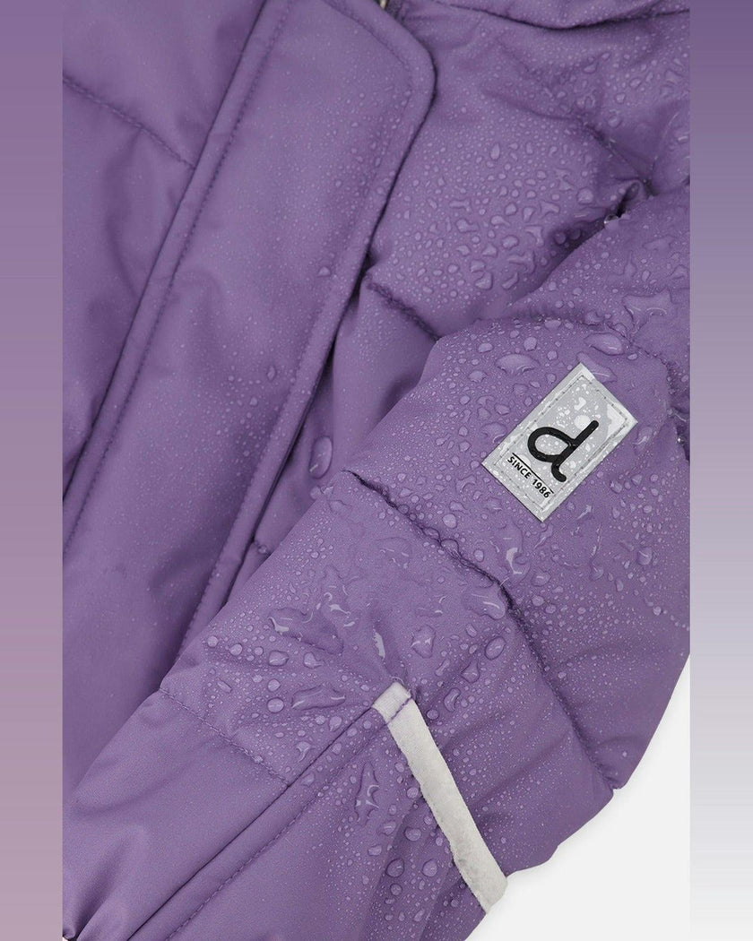 Baby Cloud One Piece Snowsuit Adapted For Car Seats Violet
