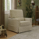 Crawford Pillowback Comfort Swivel Glider