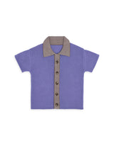 children's organic cotton polo shirt - sunwashed lilac