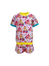 Roller Girl Print 2-Piece Tee & Short Set