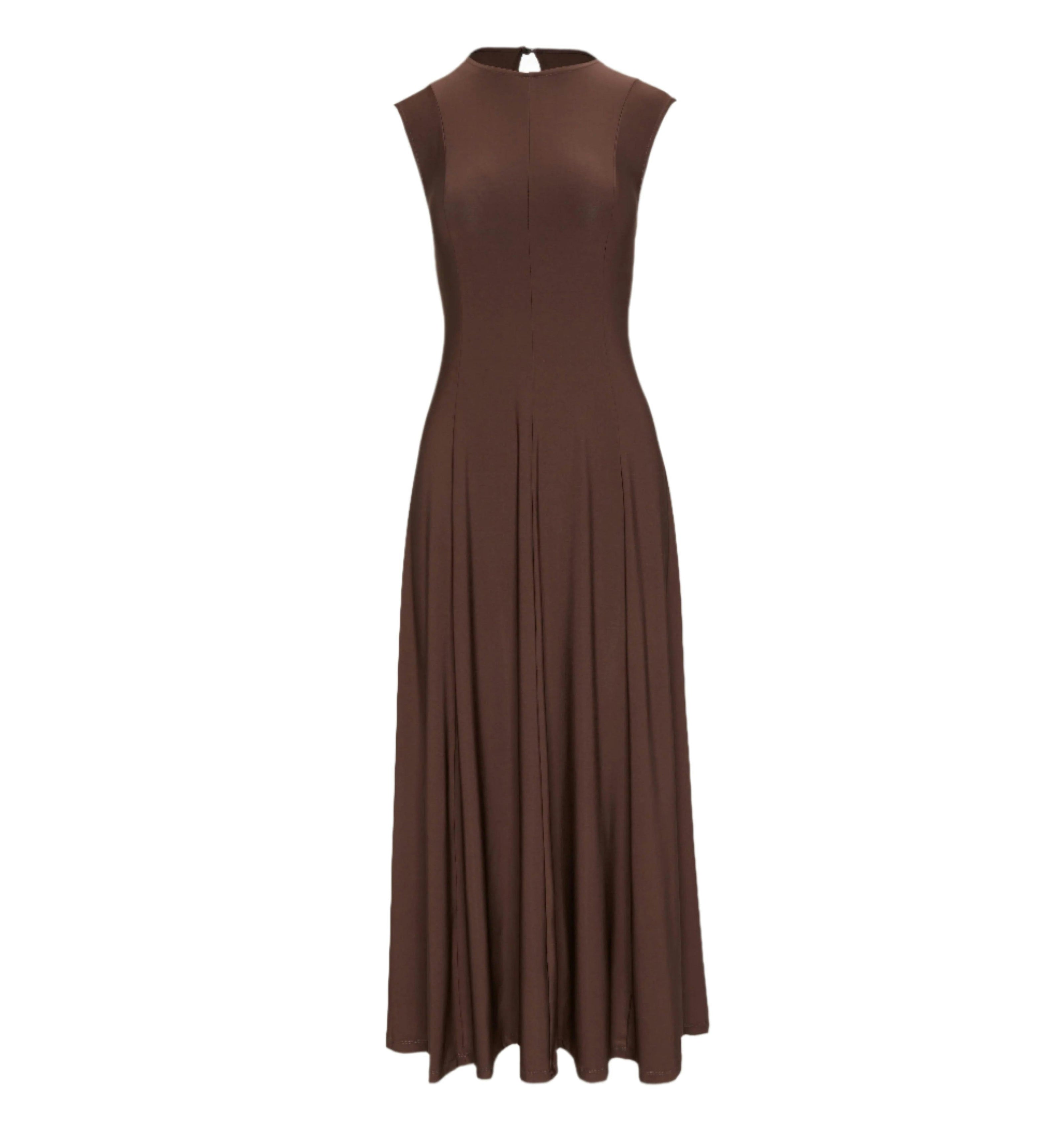 The Mila Dress - Chocolate Jersey