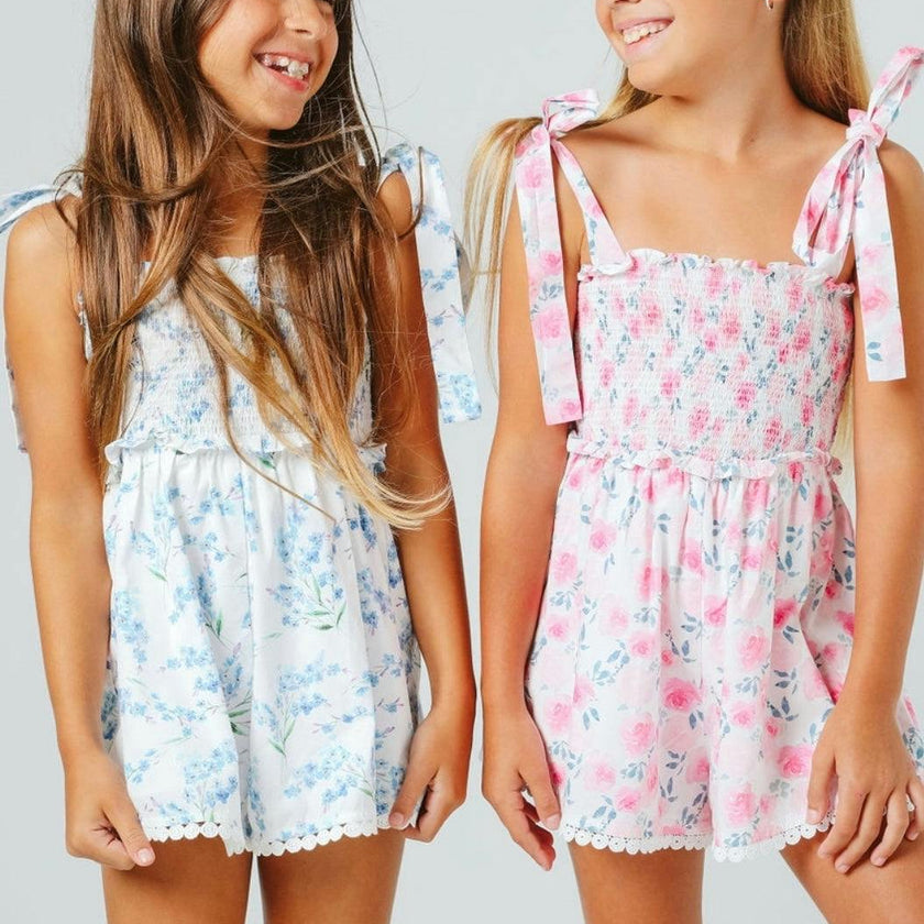 Shellona romper in blue