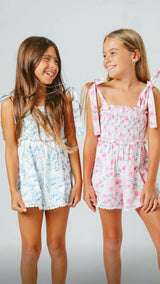Shellona romper in blue