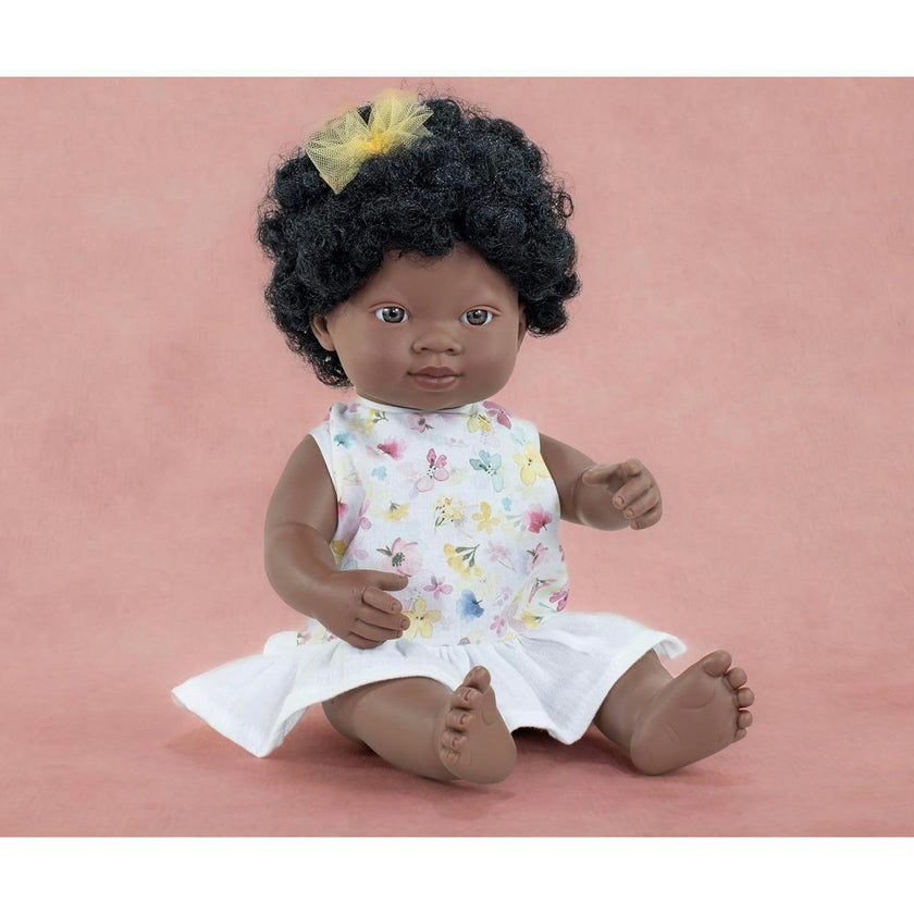 My Friends and Me Collection African Baby Girl Doll with Black Hair - 15"