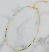 Coral Cactus Necklace