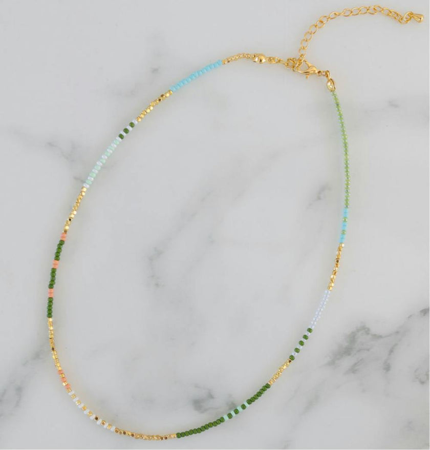 Coral Cactus Necklace