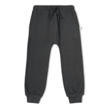 Organic Fleece Jogger Pants - Charcoal