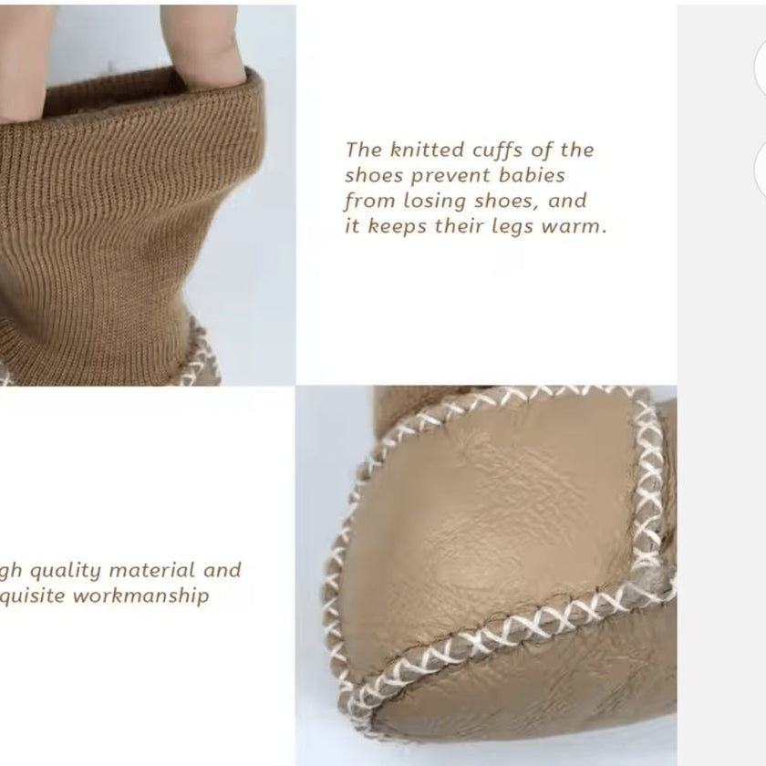 cozy booties| tan