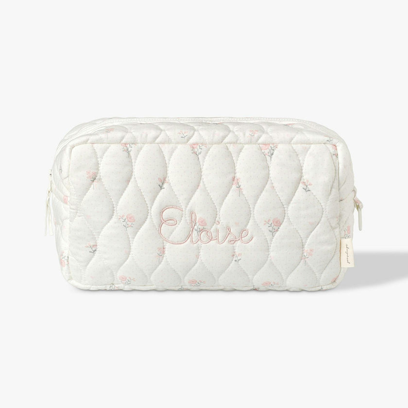 Toiletry Pouch - Pink Ditsy Floral