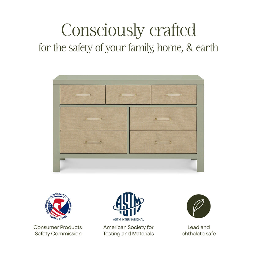 Namesake Eloise 7-Drawer Wide Assembled Dresser (56")