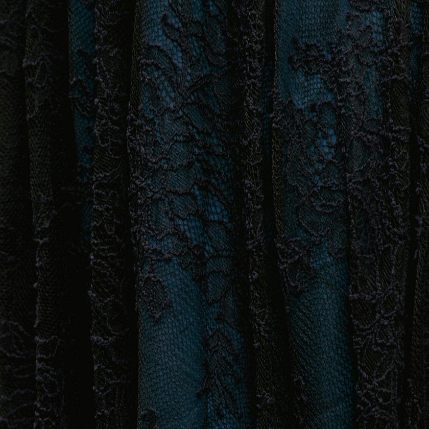 Isadora Dress in Navy & Black