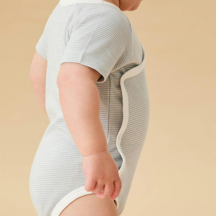 Short Sleeve Kimono Bodysuit