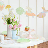 Springtime Bunnies In The Garden Party Garland