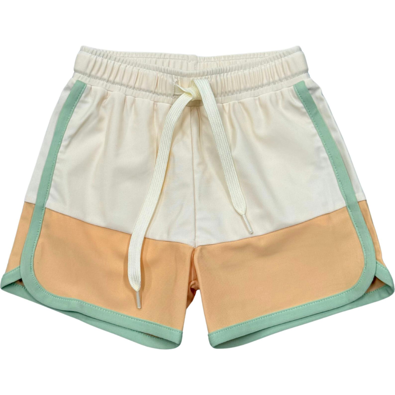 Boy's Colorblock Swim Shorts