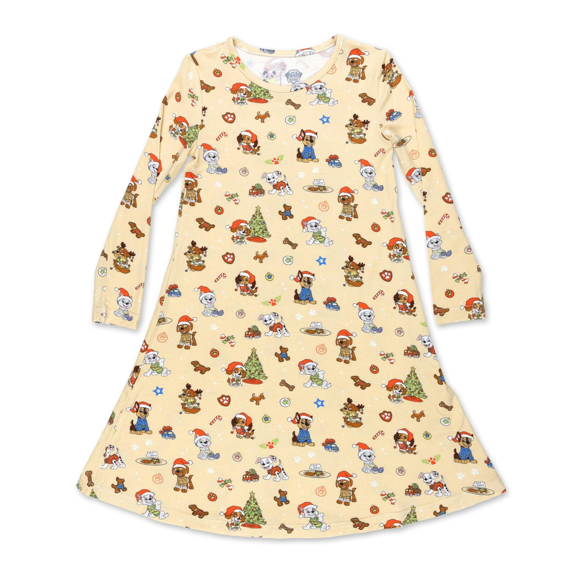 PAW Patrol: Jingle Paws Bamboo Girls' Long Sleeve Dress