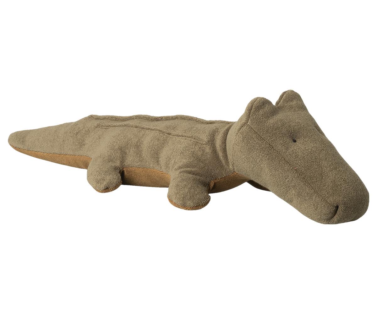 Safari friends, Crocodile, Medium - Olive green
