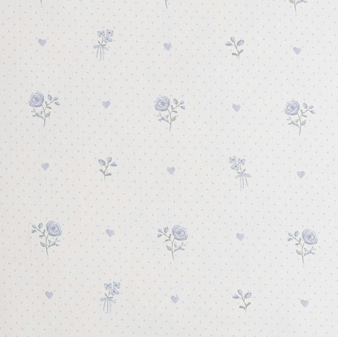 Ditsy Floral Crib Sheet - Blue