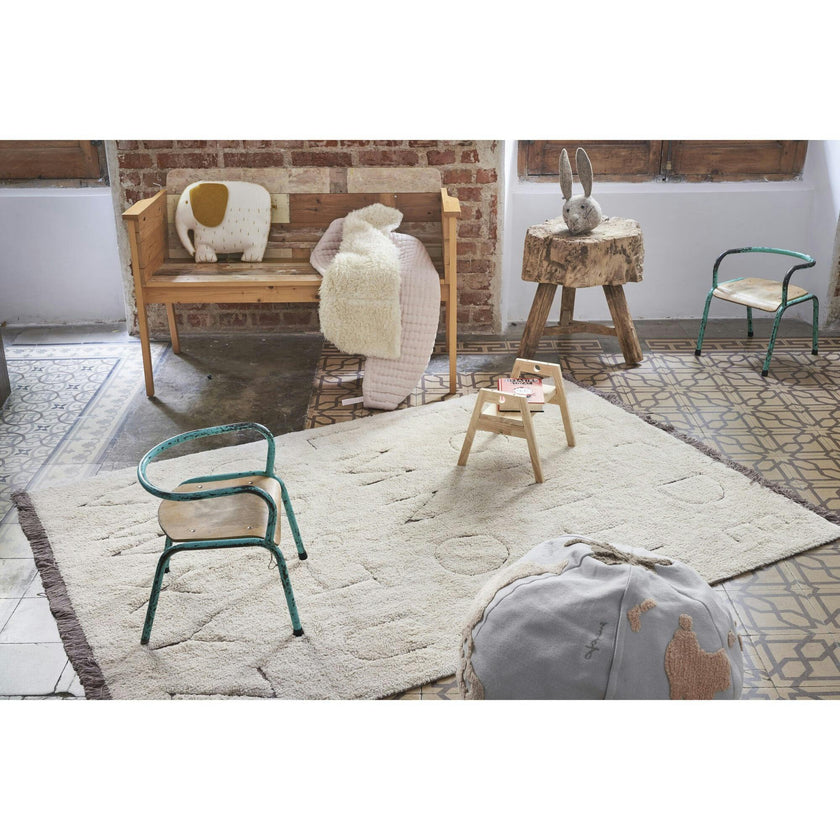 ABC RugCycled Washable Rug, Natural