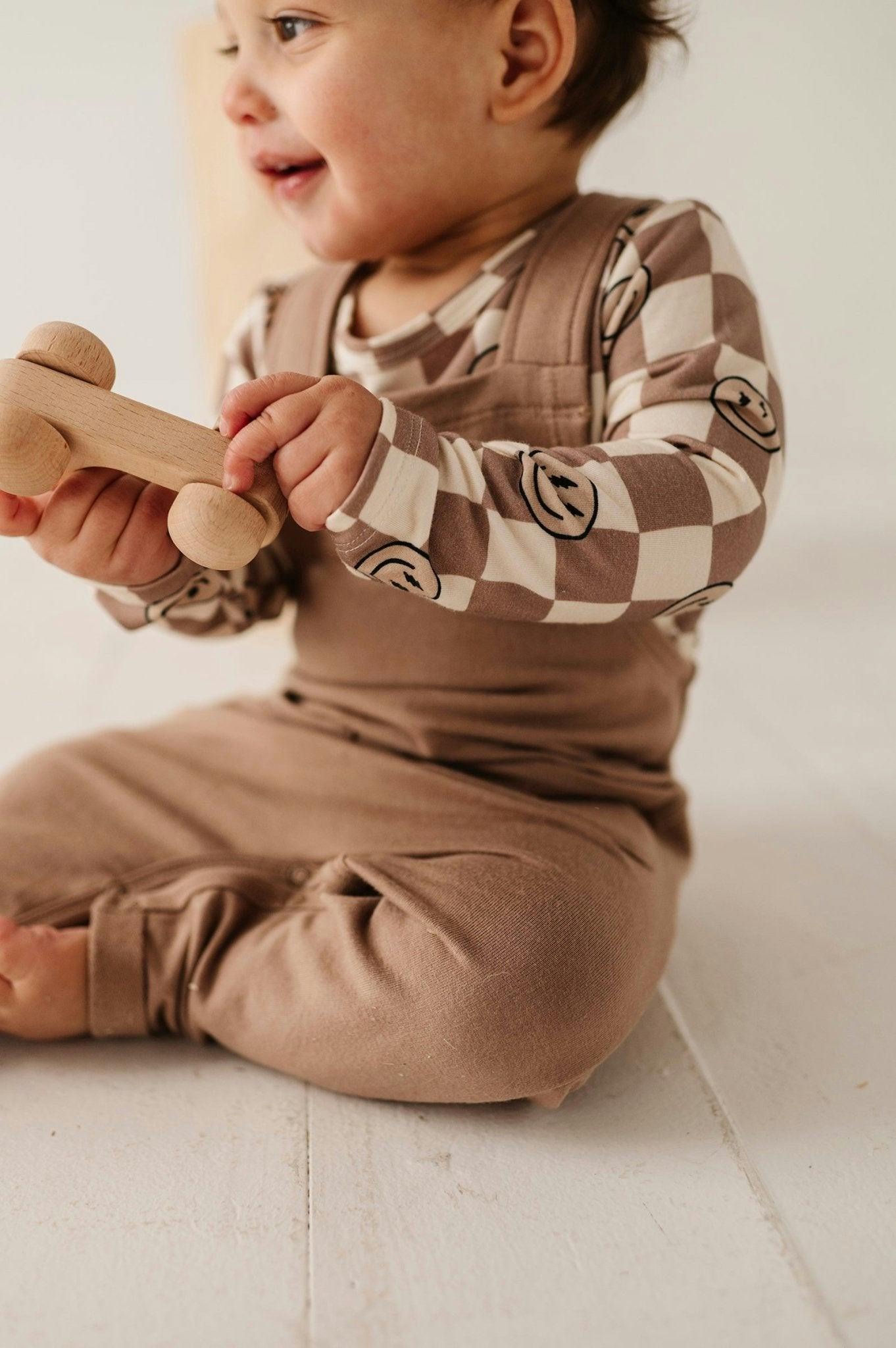 Boys Pocket Overalls in Midnight
